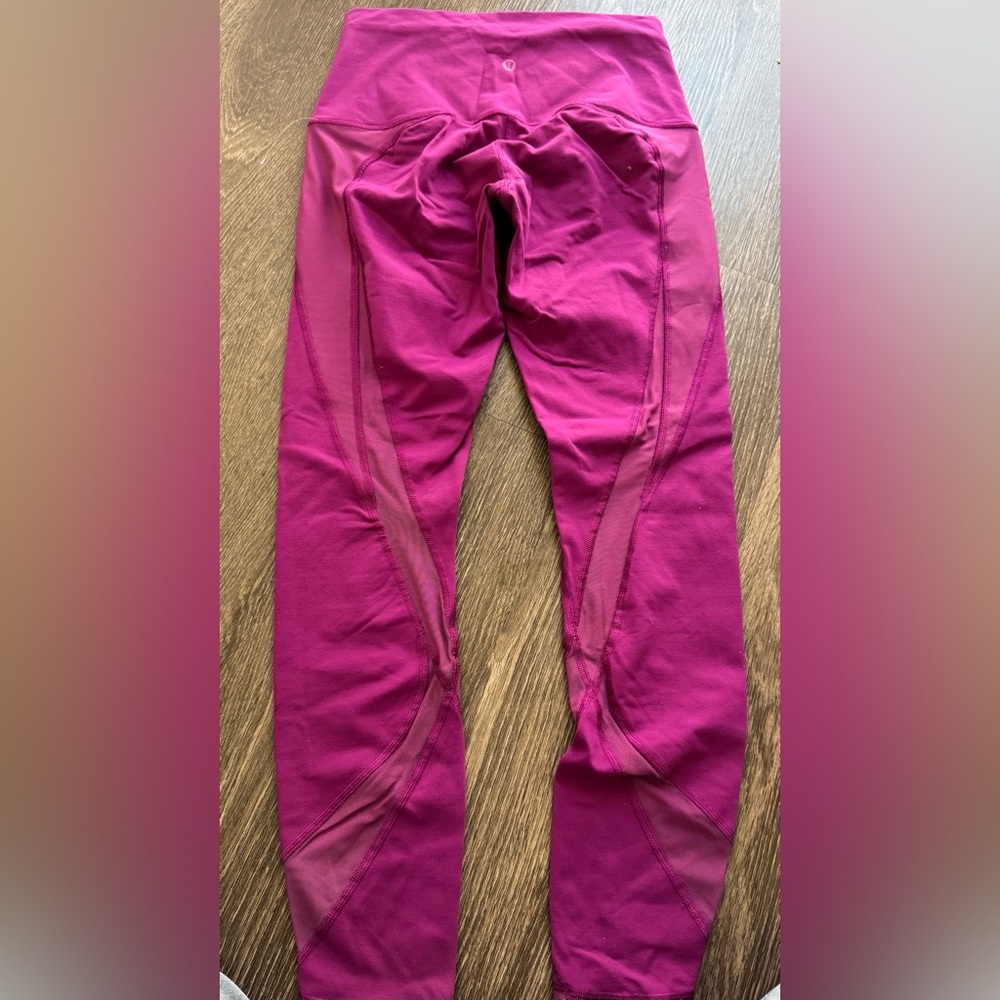 Lululemon Magenta Leggings